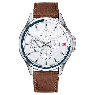 Men White Multifunction Analogue Watch TH1791614