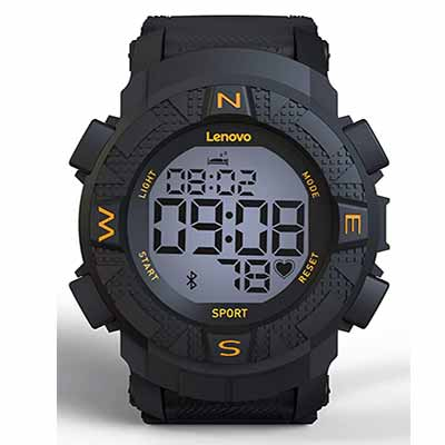 Unisex Black Ego HX07 Smartwatch