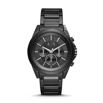 Armani Exchange Men Black Chronograph Watch AX2601_SOR