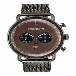 Emporio Armani Men Grey Analogue Watch