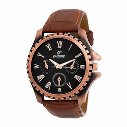 Dezine DZ-GR058-BLK-BRW Watch - For Men