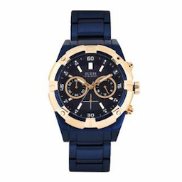 GUESS Men Navy Dial Chronograph Watch W0377G4