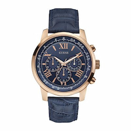 GUESS W0380G5 Blue Print Watch - For Men