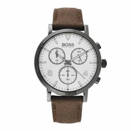 Hugo Boss Men Silver-Toned Analogue Watch 1513690