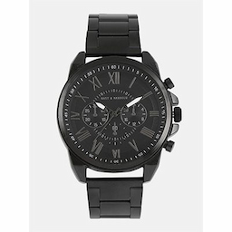 Mast & Harbour Unisex Black Analogue Watch MFB-PN-WTH-M9478