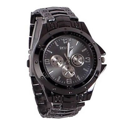 Black Analog Watch For Men ,Boy