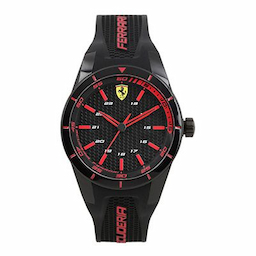 Scuderia Ferrari Red Rev Men Black Analogue Watch 830245