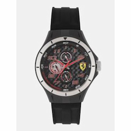 Scuderia Ferrari Men Black Analogue Watch 0830679_1