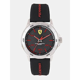 Scuderia Ferrari Men Black Analogue Watch 0830668_1