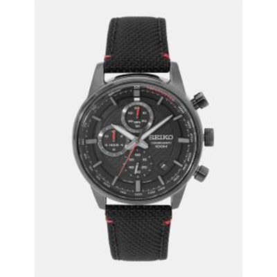 Men Black Chronograph Watch SSB315P1