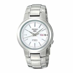 Seiko Men White Analogue Watch SNKA01K1