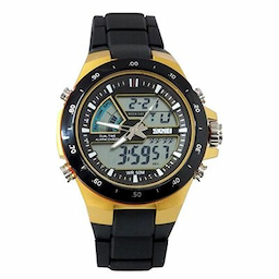 SKMEI Analogue-Digital Black Dial Mens Watch