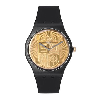 Unisex Gold-Toned Swiss Made Analogue Watch SUOB170