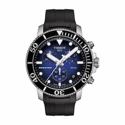 Tissot Men Navy Blue Seastar 1000 Chronograph Analogue Watch T1204171704100