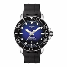 Tissot Men Navy Blue Seastar 1000 Powermatic 80 Swiss Automatic Analogue Watch T1204071704100