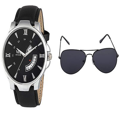 Stylish Watches for Boys and Men Combo Gift Set with Sunglasses