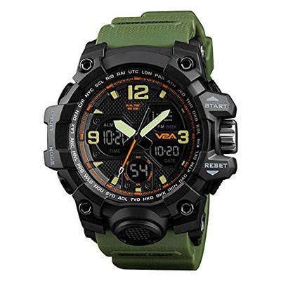 Military Resin Analog-Digital Men's Watch