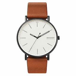 Skagen Men Silver-Toned Analogue Leather Watch SKW6550_SOR