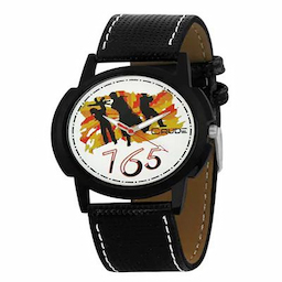 Crude Analog Watch-rg448 With Synthetic Leather Strap for Men's Boy's