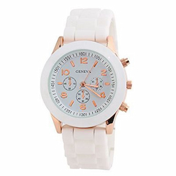 Frida white geneva Watch - For Girls