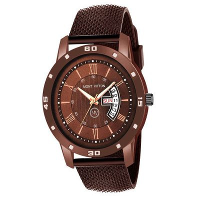 Men Brown Analogue Watch MV11047