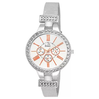 ZR8032 Special dezined collection Silver and Ross gold Watch - For Women