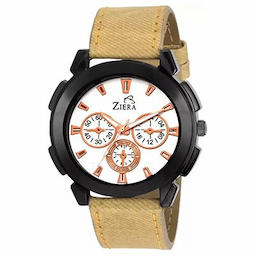 Ziera ZR7022 Special dezined collection Beige Watch - For Men