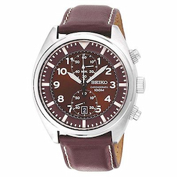 Seiko SNN241 Red Chronograph Men's Watch