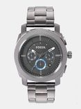 Fossil Men Charcoal Grey Factory Serviced Chronograph Watch FS4931