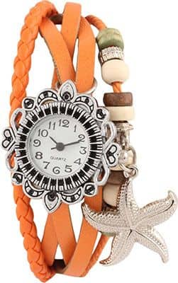 Vintage COSMIC ORANGE BRACELET WATCH HAVING  PENDENT MD 4 Watch - For Women