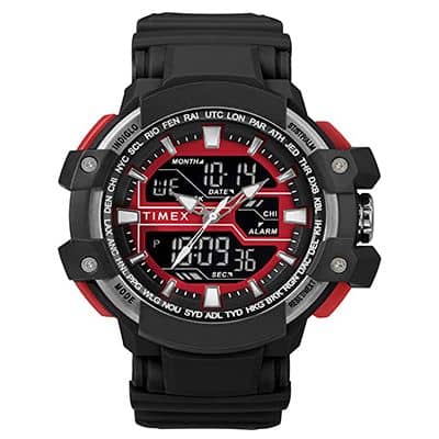 Timex Men Black Analogue & Digital Multi Function Watch TW5M22700