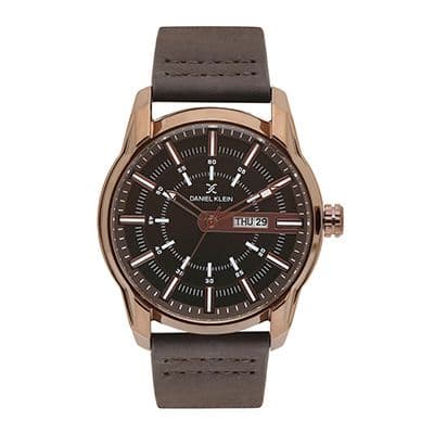 Premium Men Coffee Brown Analogue Watch DK11599-4