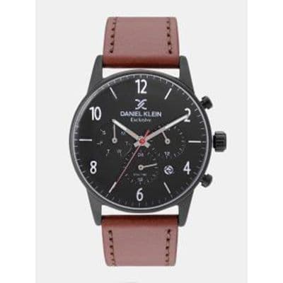 Exclusive Men Black Analogue Watch DK11832-4