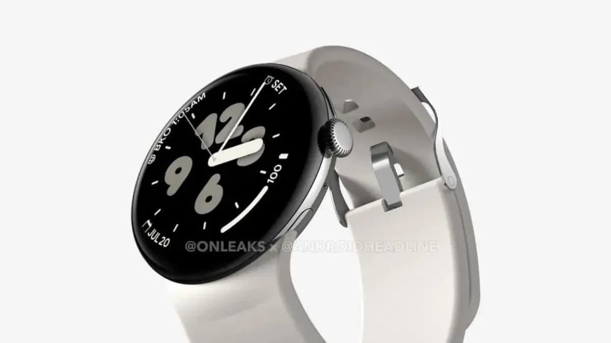Google Pixel Watch 3 XL Leaked Renders Show Larger Display and Same Design