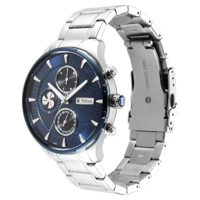 NS1873KM02 Maritime Blue Dial Quartz Multifunction Watch