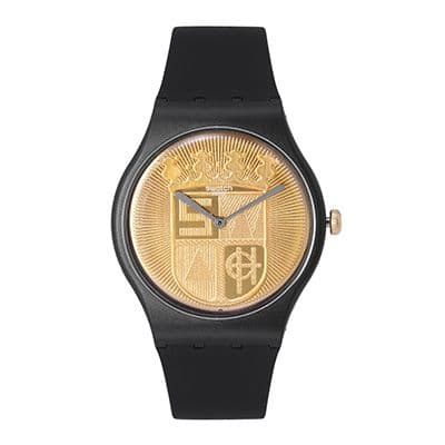 Unisex Gold-Toned Swiss Made Analogue Watch SUOB170