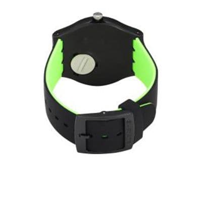 Unisex Green Swiss Made Skeleton Analogue Watch SUOB166