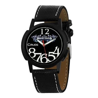 Analog Watch rg459 with Leather Strap for Men