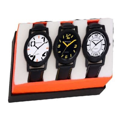 Analog Attractive set of 3 Watch Combo For Boys