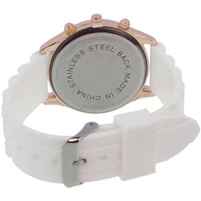 white geneva Watch - For Girls