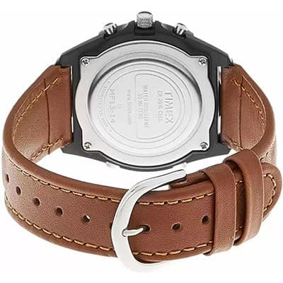 Men Brown Analogue and Digital Watch MF13