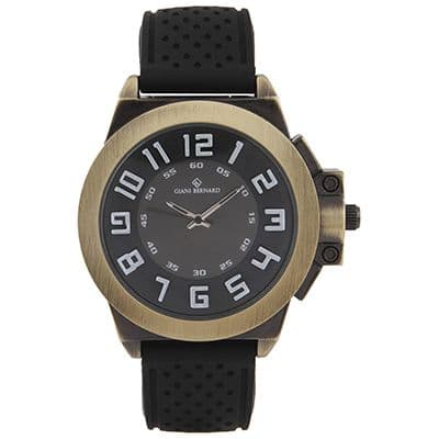 Men Gold-Toned & Black Analogue Watch GB-125B