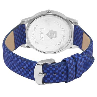 FFL-056 blue silver dial Watch - For Girls