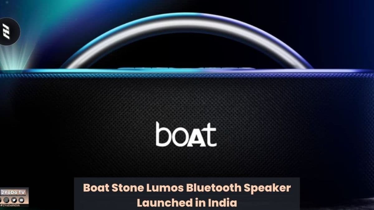 boAt Launches Stone Lumos: India's First LED Projector Speaker (Rs 6,999)