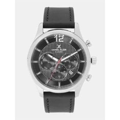 Exclusive Men Black Analogue Watch DK12023-6