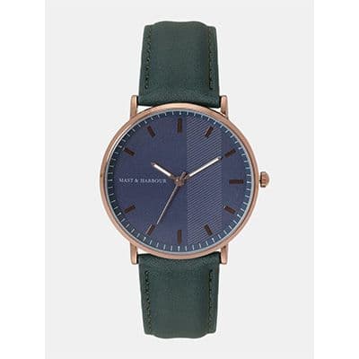 Unisex Navy Blue Analogue Watch MFB-PN-SNT-G26