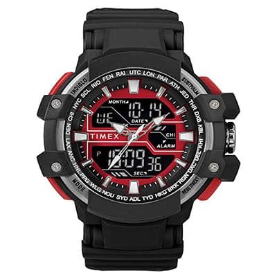 Men Black Analogue & Digital Multi Function Watch TW5M22700