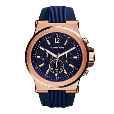 Men Navy Blue Analogue Watch MK8295_SOR