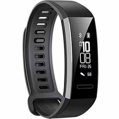 Unisex Black Solid 2 Fitness Band