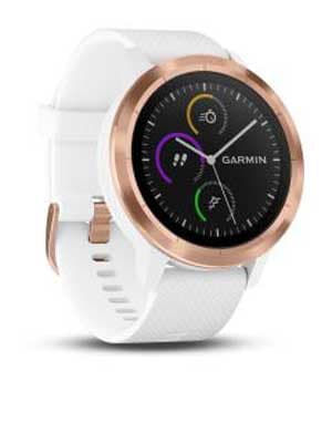 Rose Gold & White Vivoactive 3 Smart Watch 01001769-A3